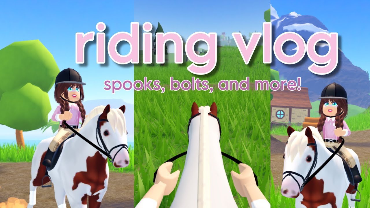 Riding Vlog with Butter || Wild Horse Islands Realistic Roleplay