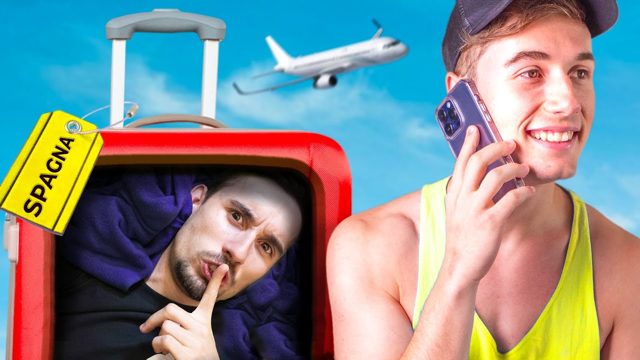 VADO di NASCOSTO in VACANZA con mio FRATELLO!!