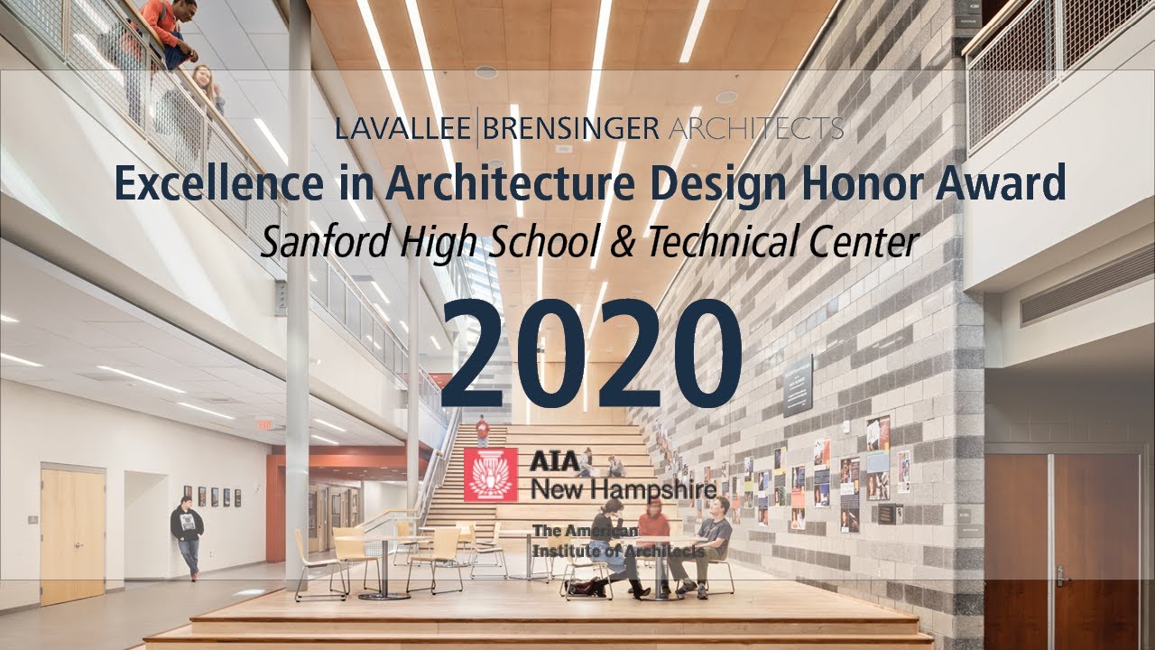 2020 AIANH Excellence in Architecture Design Honor Award -  Sanford High School & Technical Center