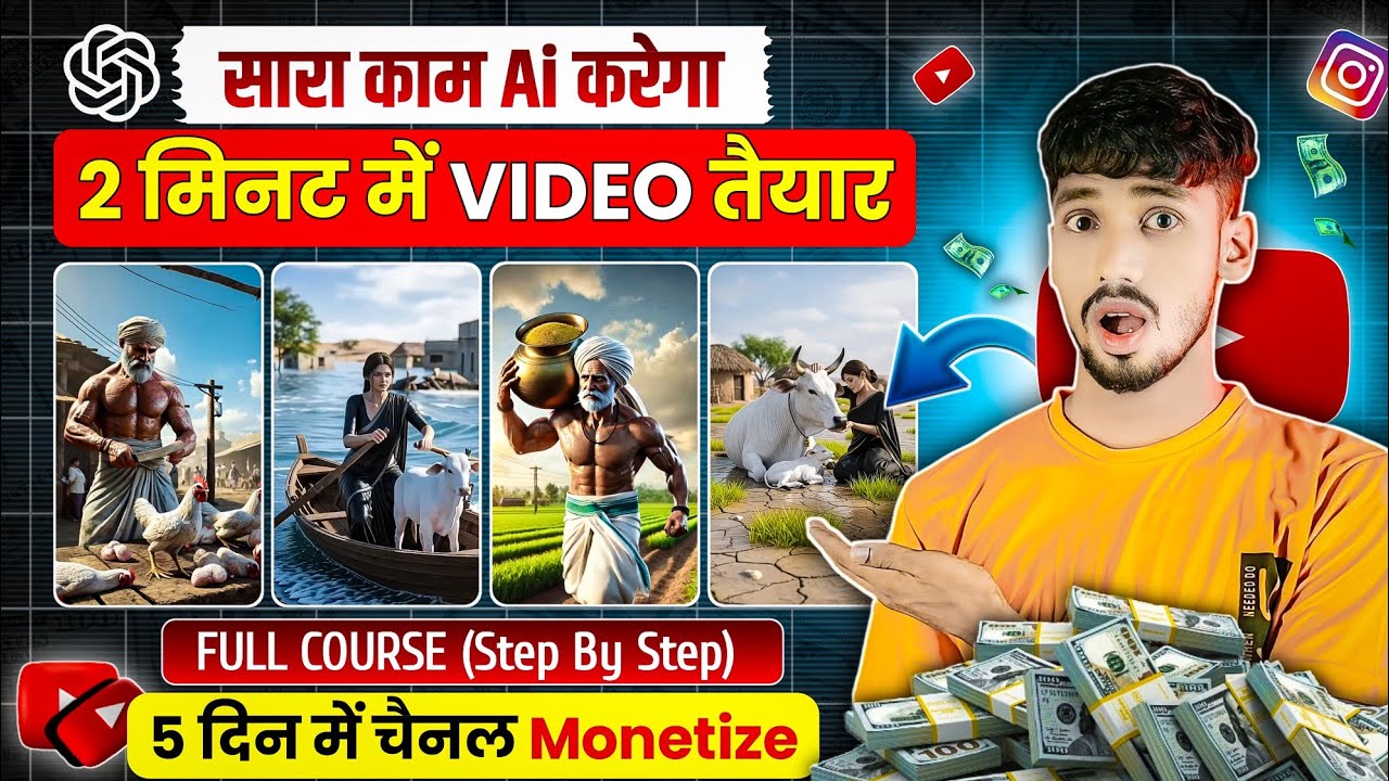 Ai se video kaise banaye || Moon hindi animation jaisa ||