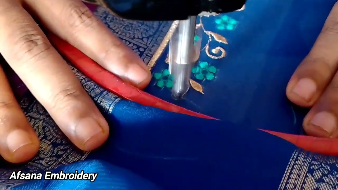Thread work embroidery blouse design | latest blouse design