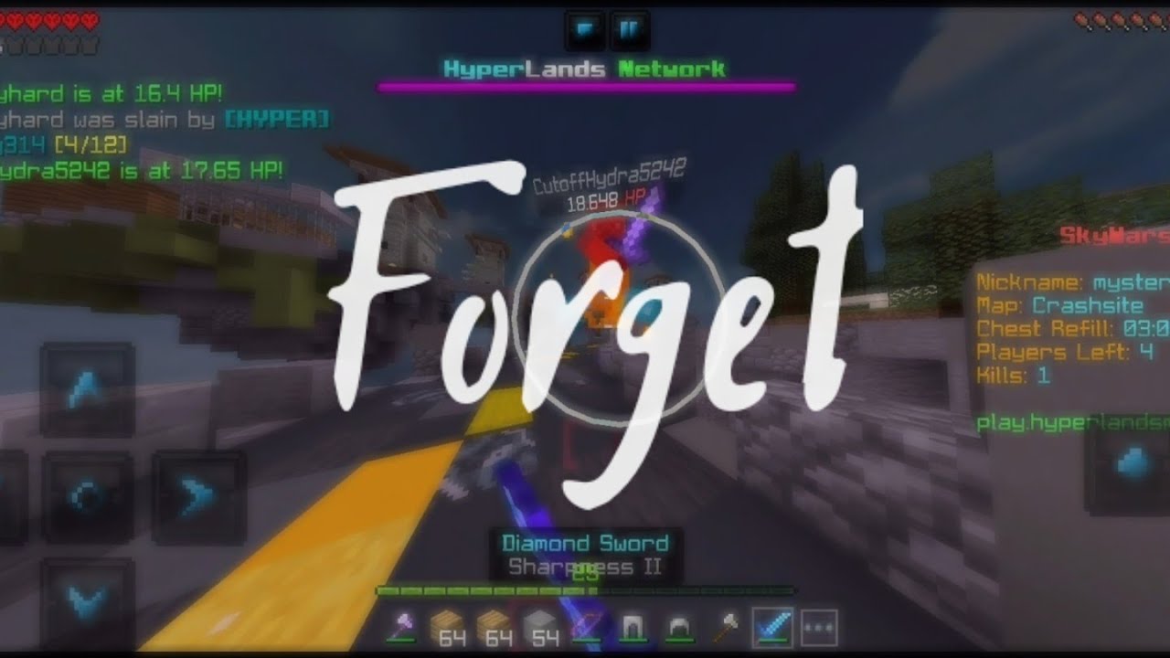 [MCPE] Hyperlands Skywars PvP Montage | Forget