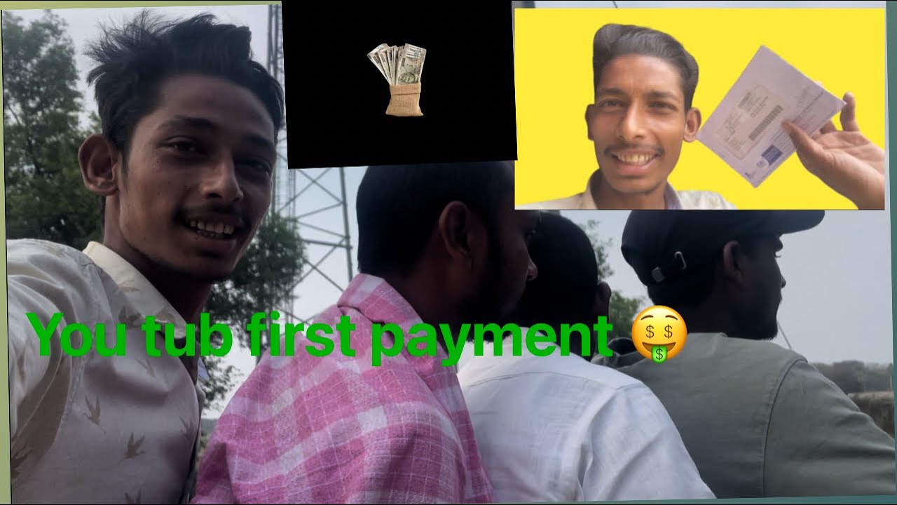 You tub ka first payement.🤑
