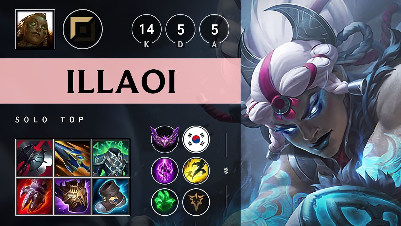 Illaoi Top vs Ornn: Godlike - KR Master Patch 14.17
