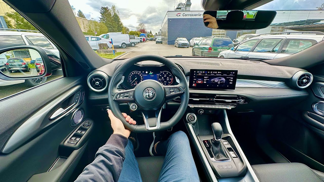 New Alfa Romeo Tonale Plug-in Hybrid 2023 Test Drive POV