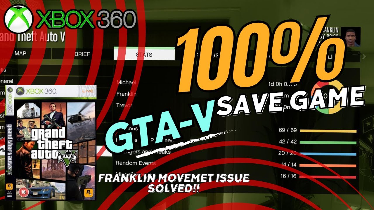 How to install 100% Save Game GTA 5 on Xbox360 (2024) GTA V | All Missions Completed | Complete Map