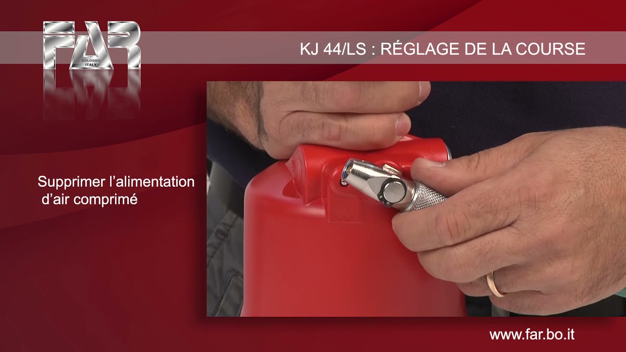 KJ44/LS Réglage de la course