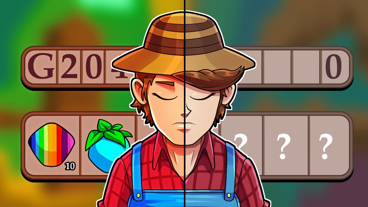 Stardew Valley, но мои деньги и инвентарь сбрасываются каждую ночь.