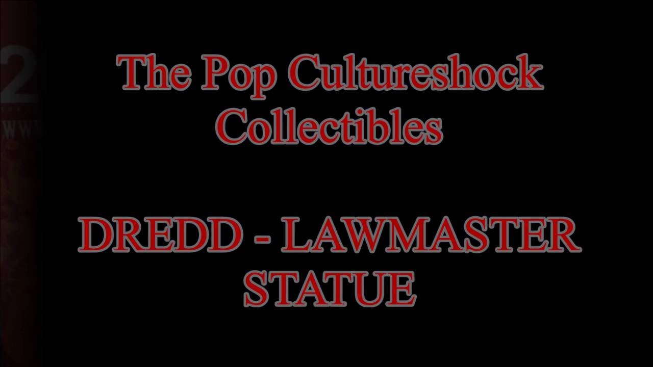 Dredd Lawmaster statue