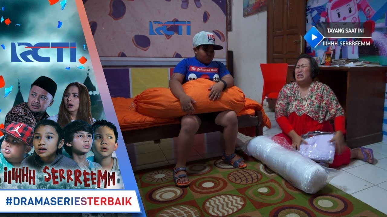 IH SEREM - Haha Kocak Adam Dan Emaknya Rebutan Guling [29 Desember 2017]