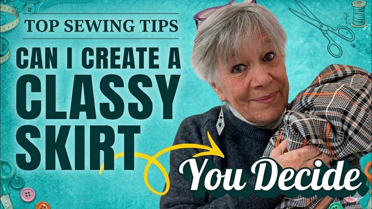 Turn Cheap Fabric Into a Classy Skirt | Budget DIY Fashion Tutorial