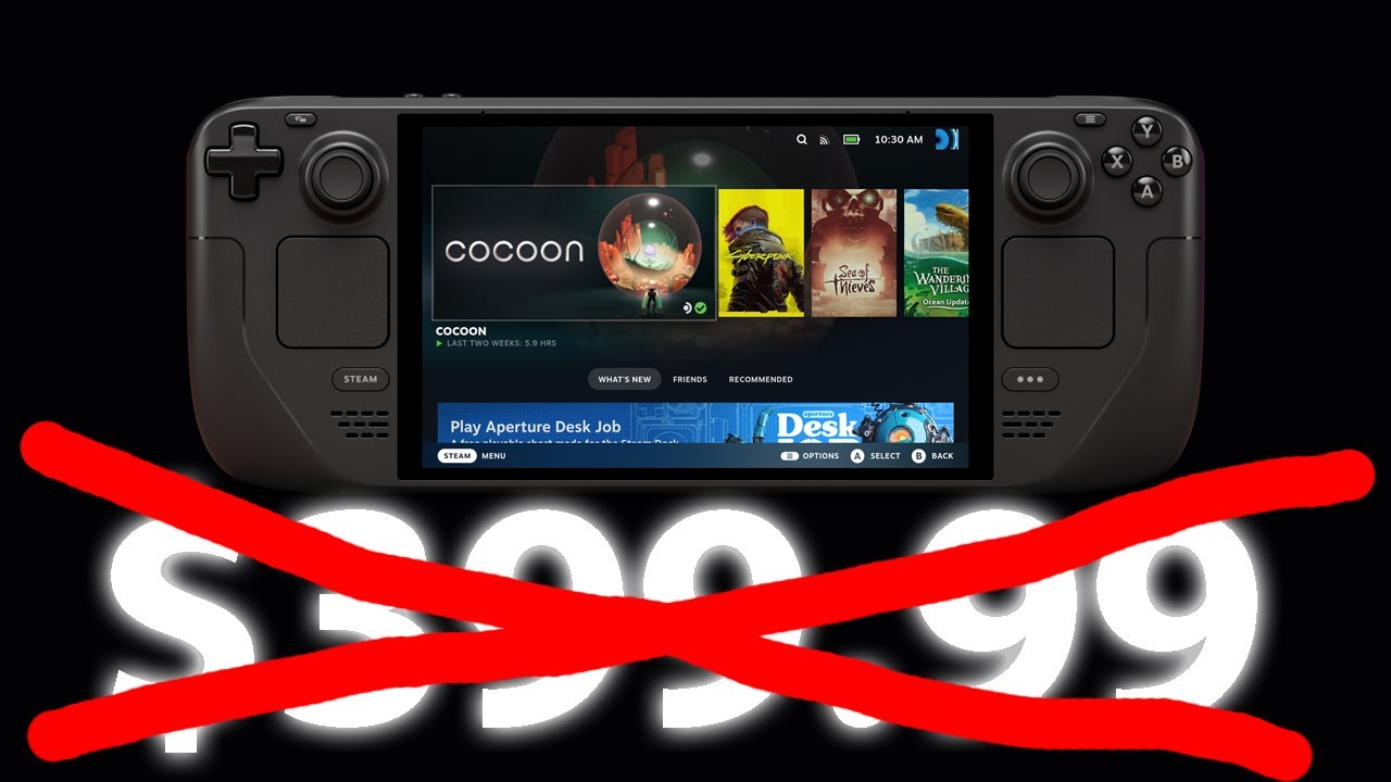 Больше никаких дешевых ЖК-дисплеев Steam Deck!