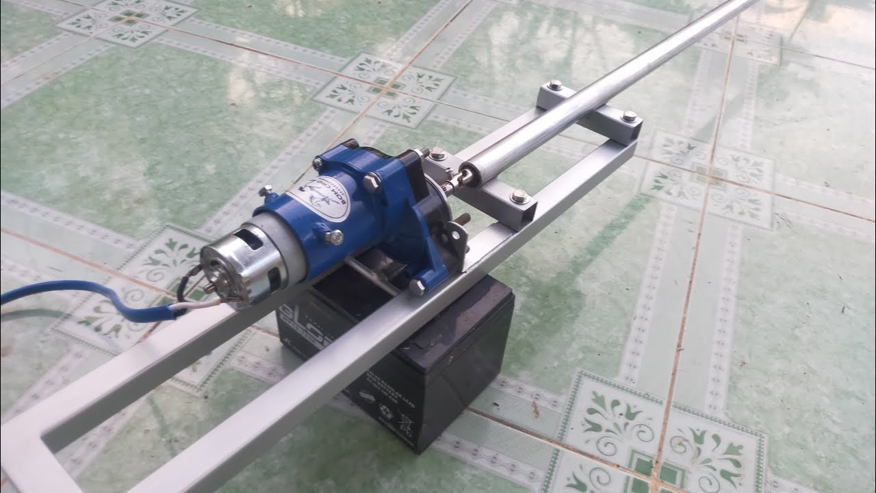 MÁY CHẠY XUỒNG 12V MOTOR 775 CỰC MẠNH