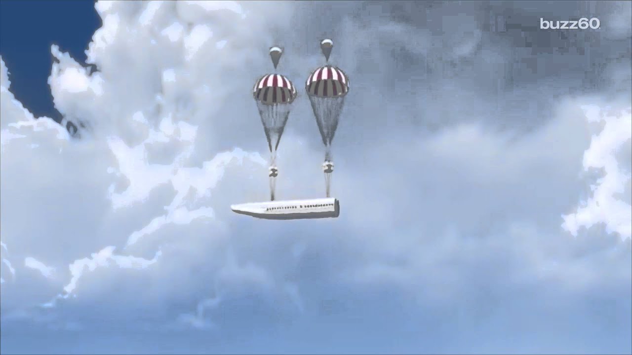 Bizarre airplane concept will detach passenger cabin before crashing