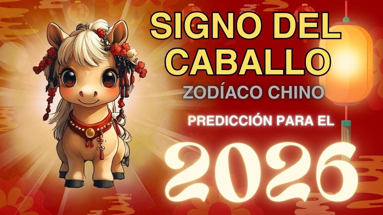 HORÓSCOPO 2026: Predicciones para el signo Caballo | Año del Caballo de Fuego