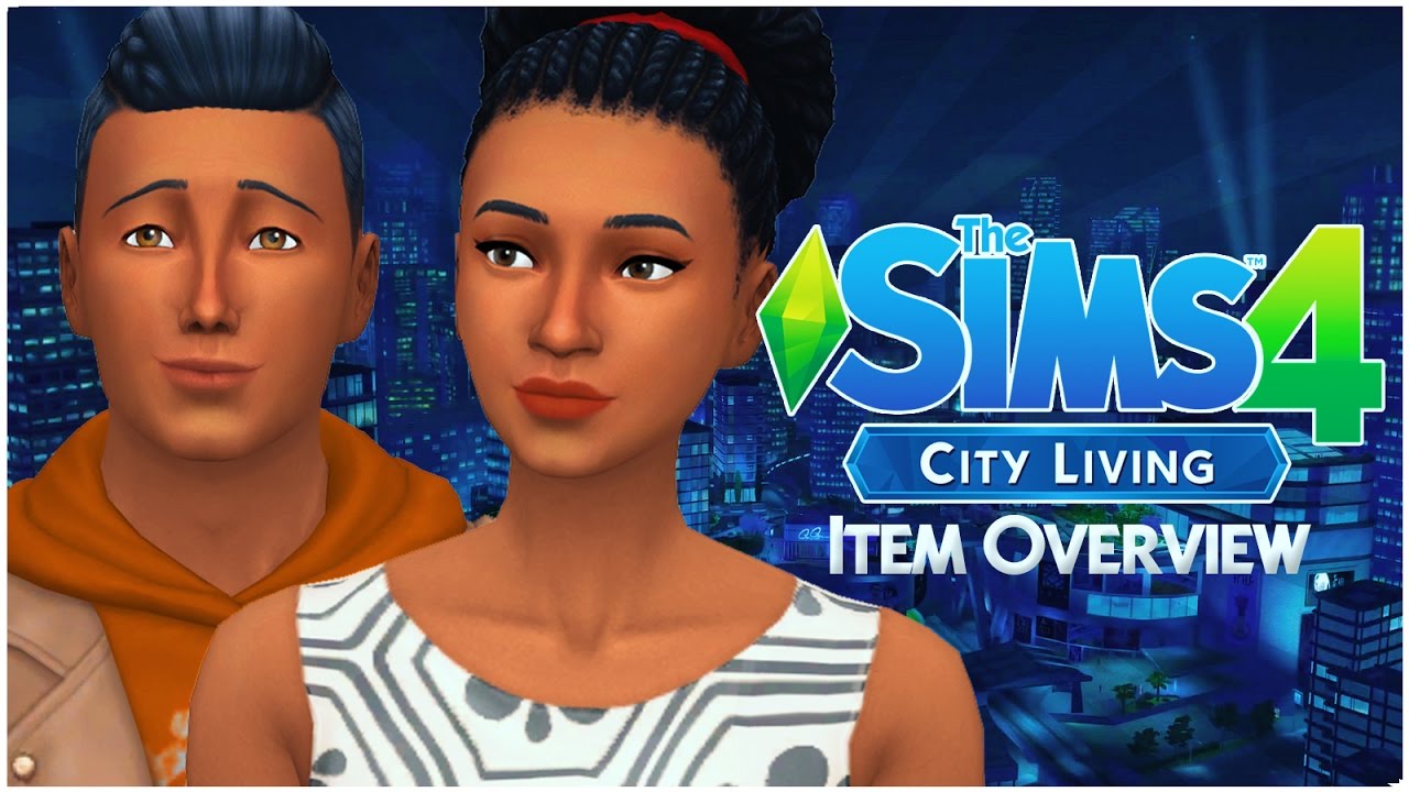The Sims 4 City Living - Item Overview (CAS and Build/Buy)