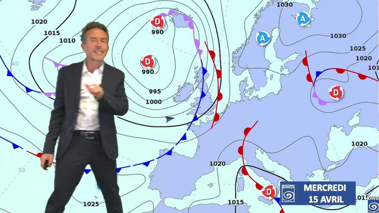 Bulletin m&eacute;t&eacute;o pour le mercredi 15 avril 2026