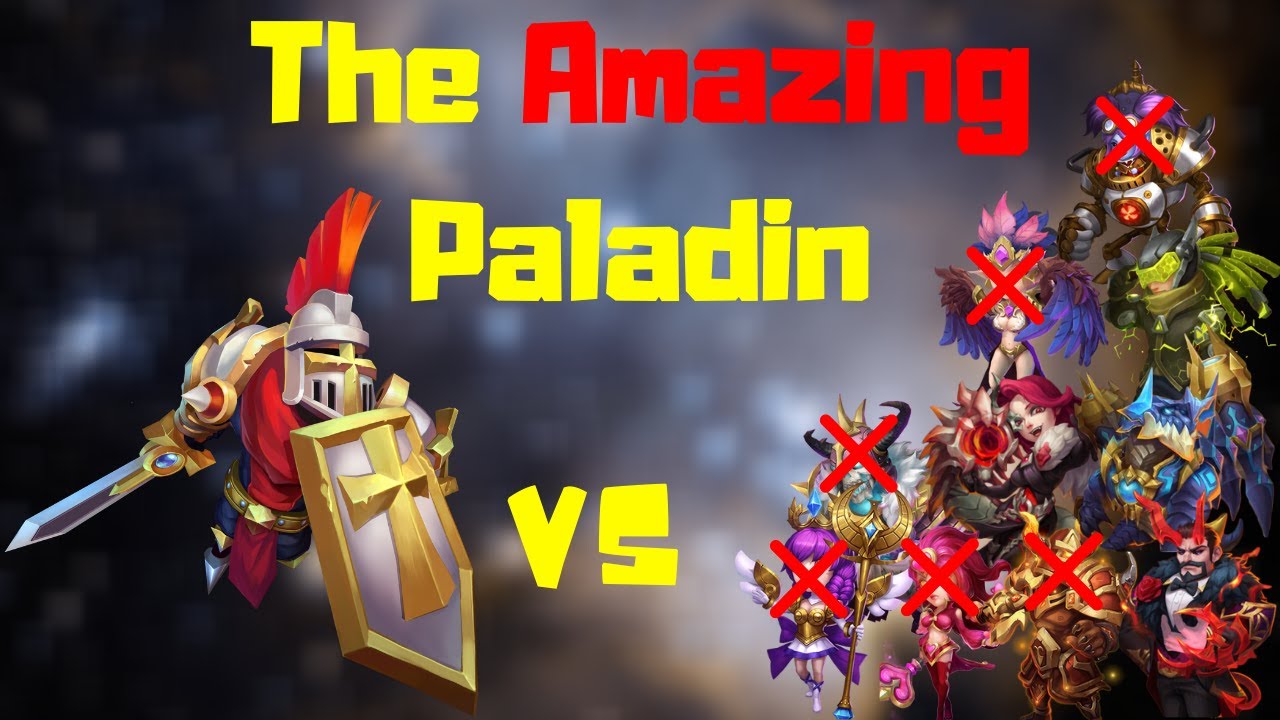 The Amazing Paladin Vs Every Hero | Castle Clash | This is a Must Watch | Part 1