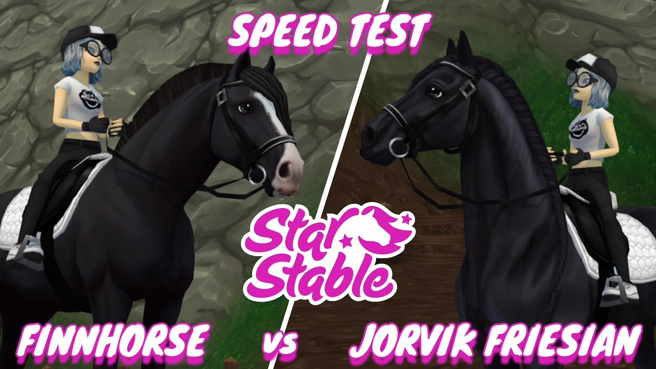 Speed Test: Finnhorse vs Jorvik Friesian