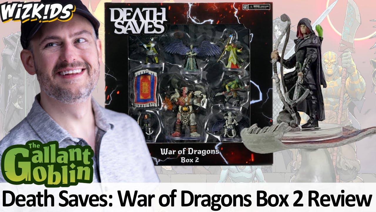 Death Saves: War of Dragons Box 2 - WizKids Prepainted Minis