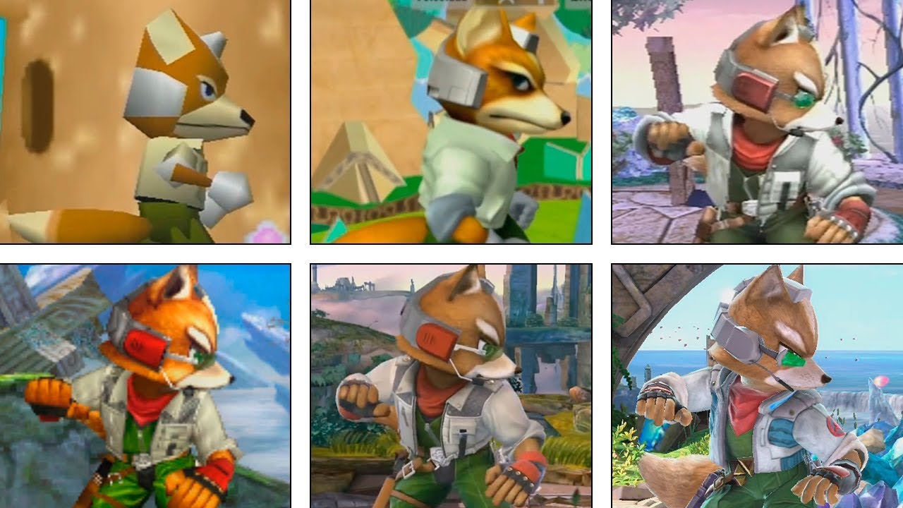 Super Smash Bros Ultimate | Fox Evolution | 1999-2018