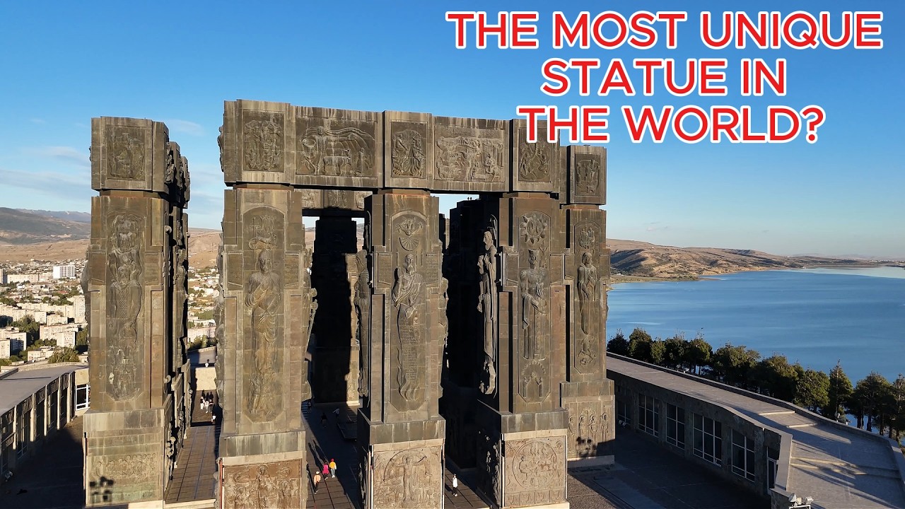 One of the most unique statues in the world at the crossroads of Europe and Asia