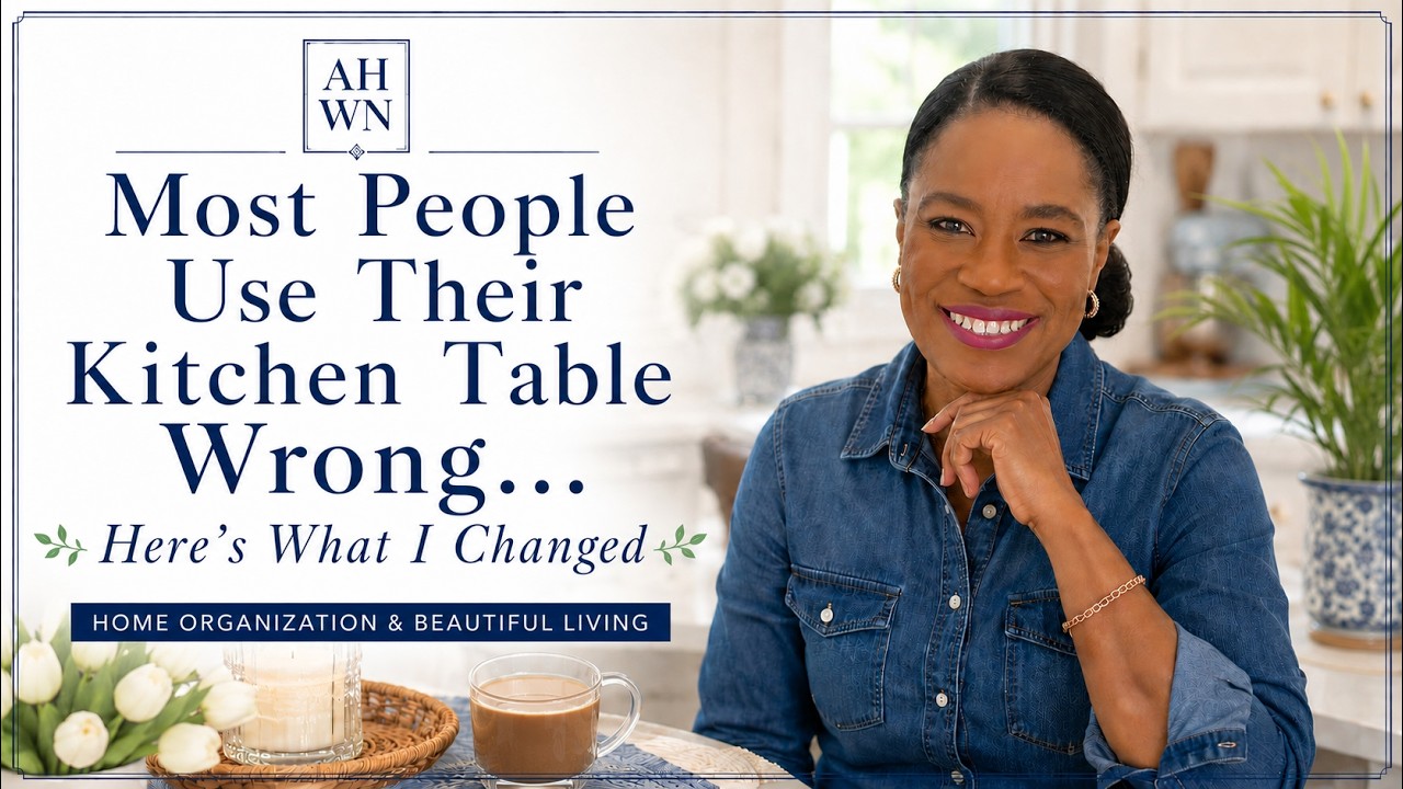 Home Organization Tips for Beautiful Living | Create a Kitchen Table You'll Love Every Day