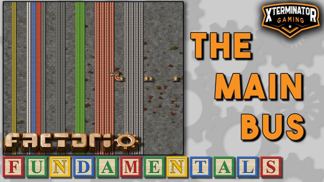 Концепция главного автобуса / Схема и советы &mdash; Factorio 0.18: руководство, пошаговое руководство:...