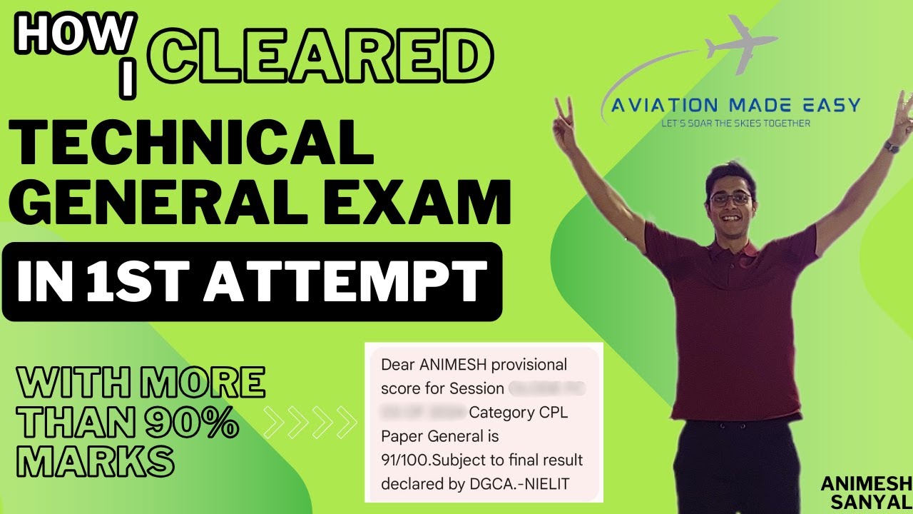 How to clear Technical General exam in 1st Attempt l How to prepare I DGCA I CPL exam Pilot