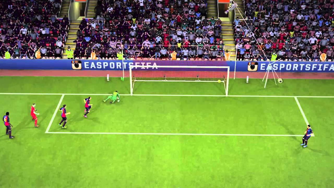 Decisive goal in the final moments against barca-FIFA 15