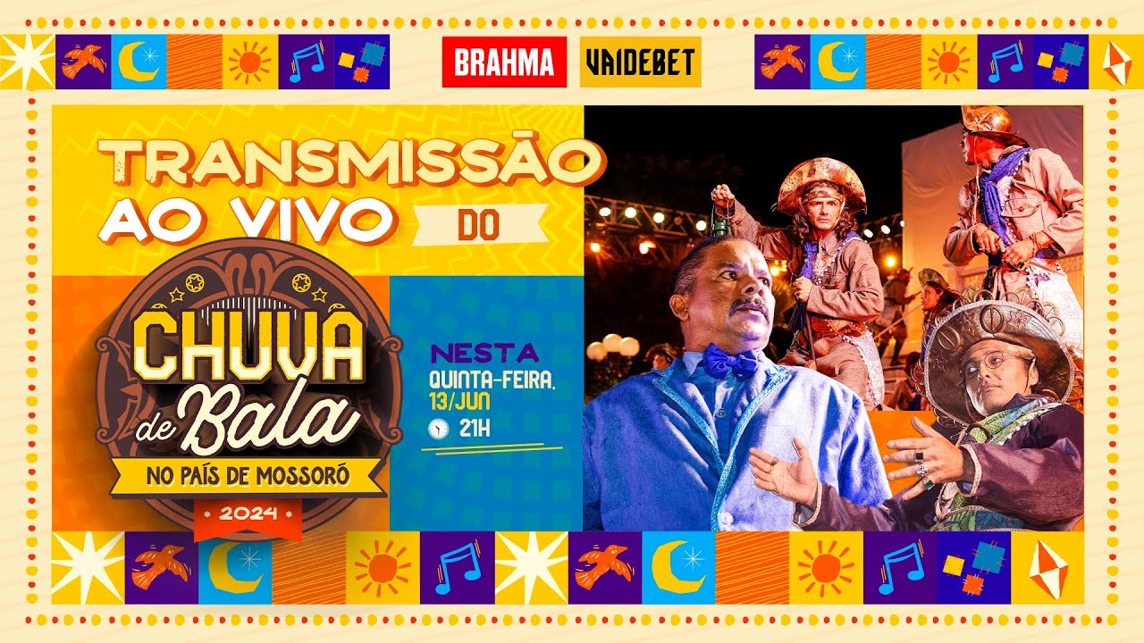 Mossoró Cidade Junina 2024 Ao Vivo | Espetáculo Chuva de Bala no País de Mossoró