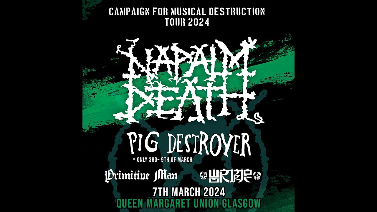 Primitive Man (US) - Live at QMU, Glasgow 7th March 2024 FULL SHOW HD