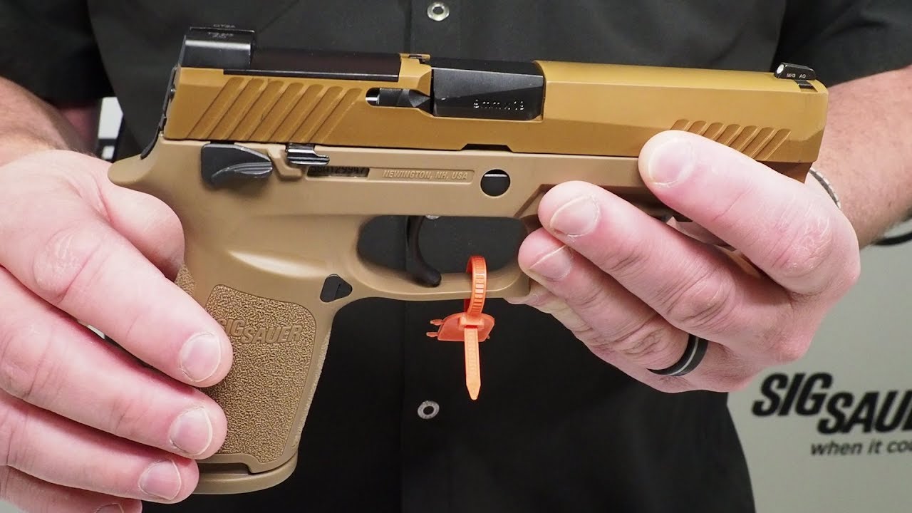 U.S. Army M17 SIG Sauer P320 Overview with Phil Strader - SHOT Show 2018