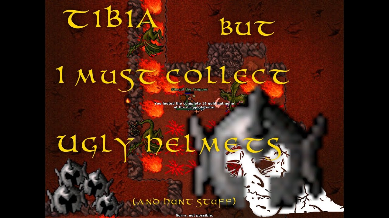 Tibia Ironman, But I Must Collect Ugly Helmets #2