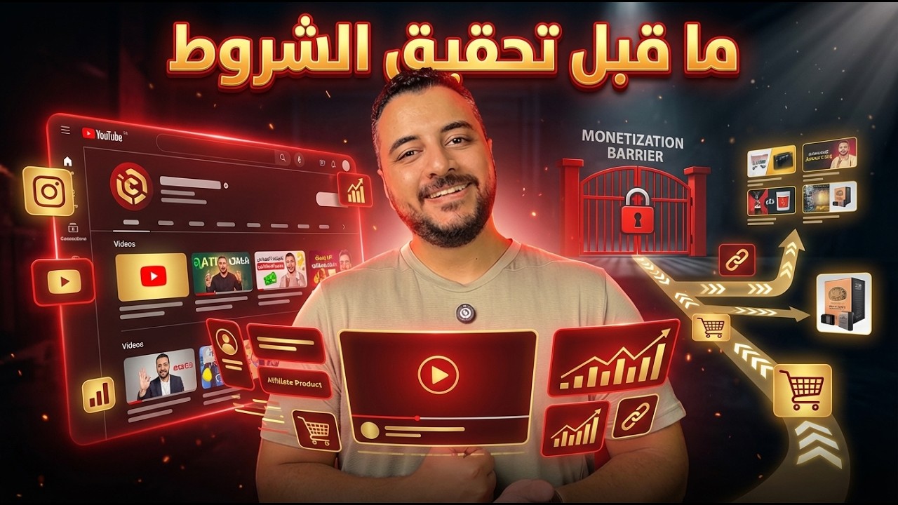 الربح من اليوتيوب قبل تحقيق الشروط | كورس كامل بالخطوات