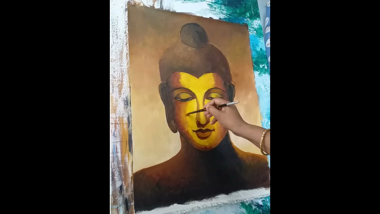 Buddha's Painting / Acryalic painting / For learners