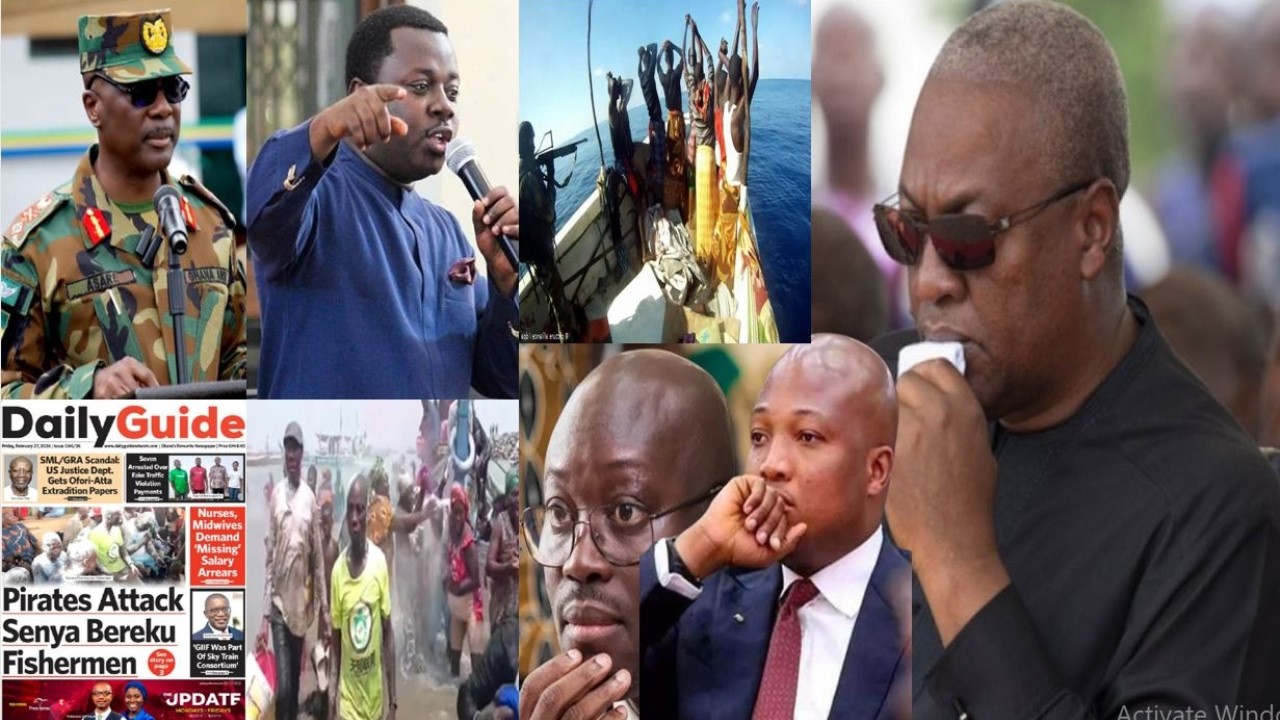 JUST IN: GAF Storms Jubilee House With...Mahama Shaking As Rev Ntim Fordjour Drops All...