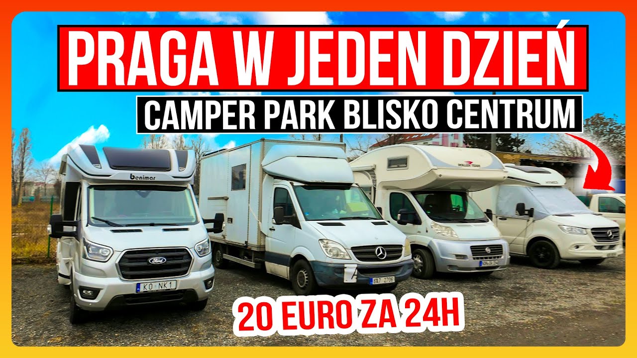 PRAGA W JEDEN DZIEŃ - Nowy Camper Park Blisko Centrum.