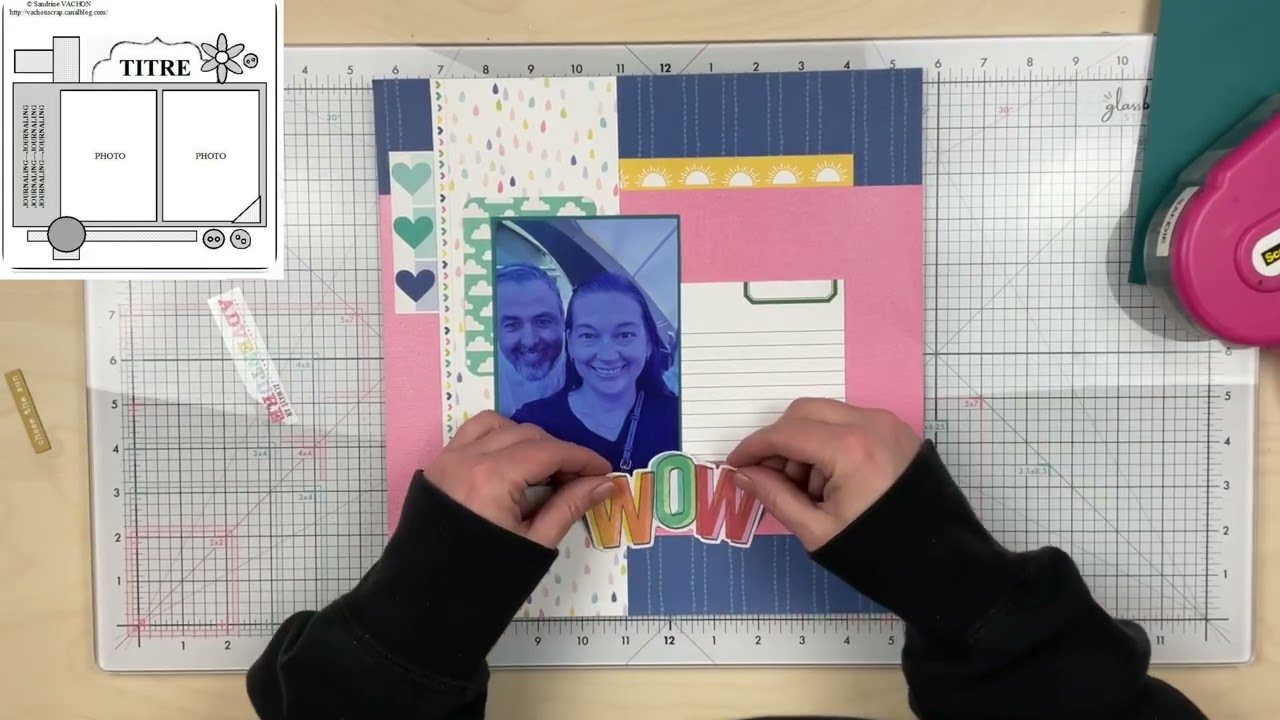 Scrapbook Process: Wow // Follow a Sketch February 2026 // Day 28 // #FASFEB26