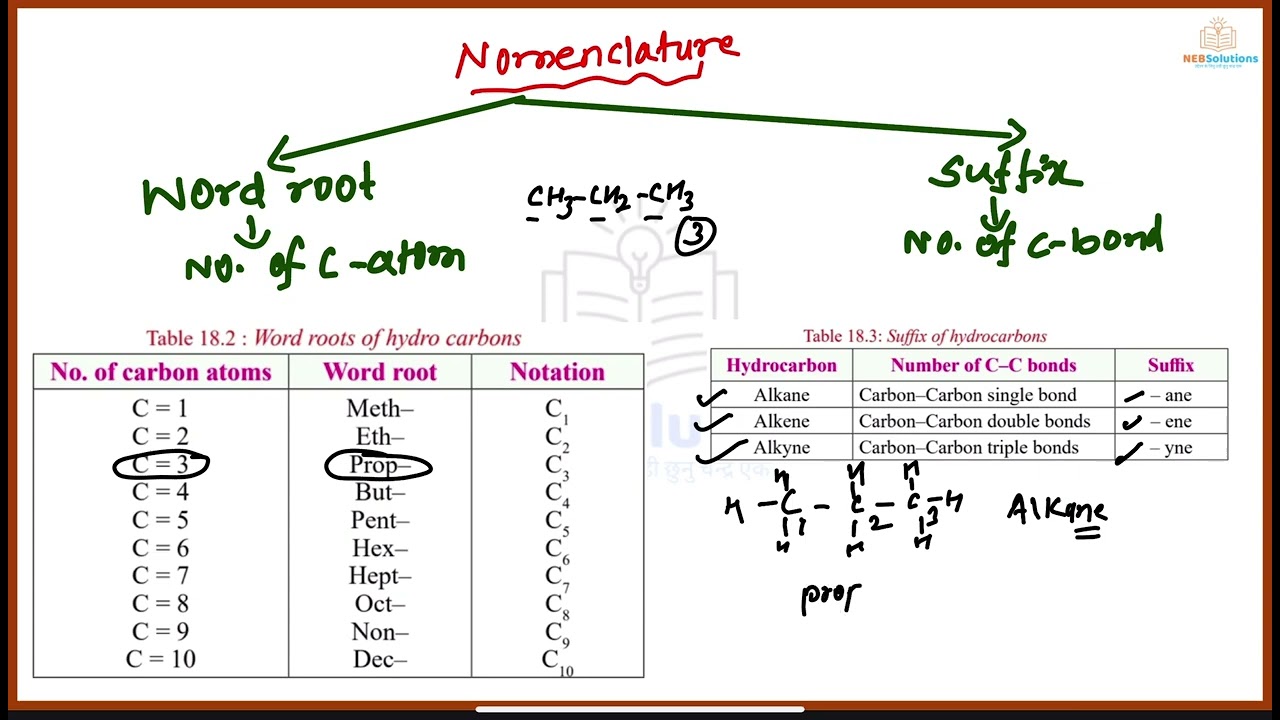 Hydrocarbon-2| IUPAC SYSTEM OF NOMENCLATURE |CLASS 10 | SEE