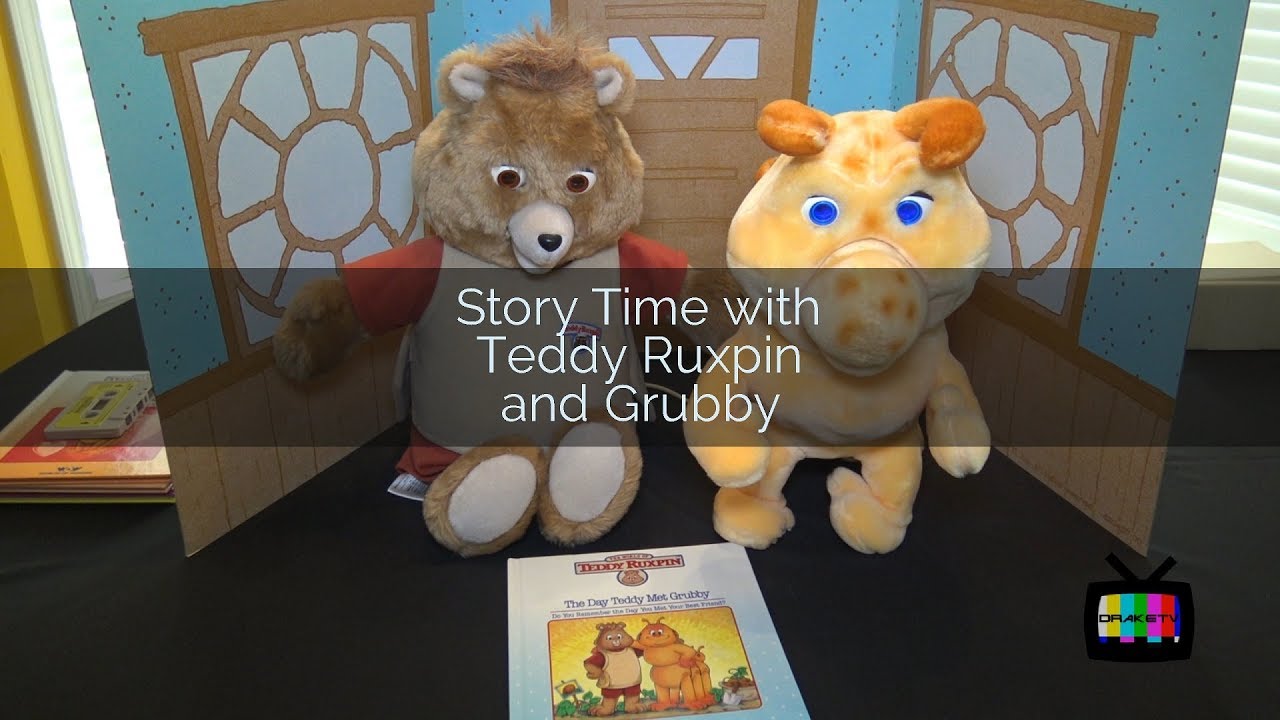 Vintage Teddy Ruxpin and Grubby Story Time