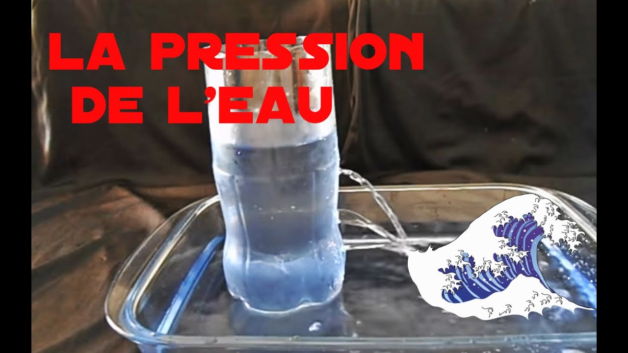 La pression de l'eau EXPÉRIENCE MAISON  #science