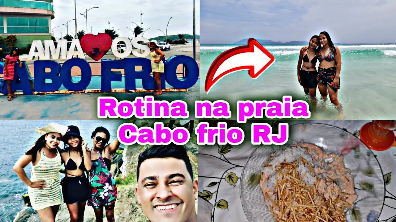 FOMOS PARA A PRAIA DE CABO FRIO RJ!!! ROTINA DO DIA INTEIRO ❤️