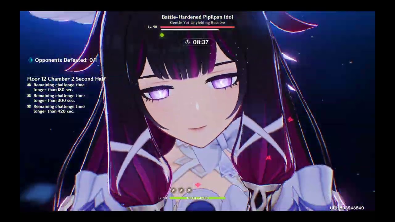 Testing new Columbina team with Kuki in newest Abyss but my gameplay was very terrible