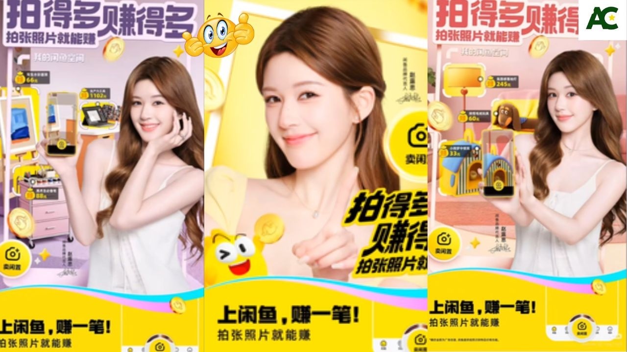 🎉 Zhao Lusi Becomes Xianyu’s New Brand Ambassador — China’s Largest Online Second-Hand Platform