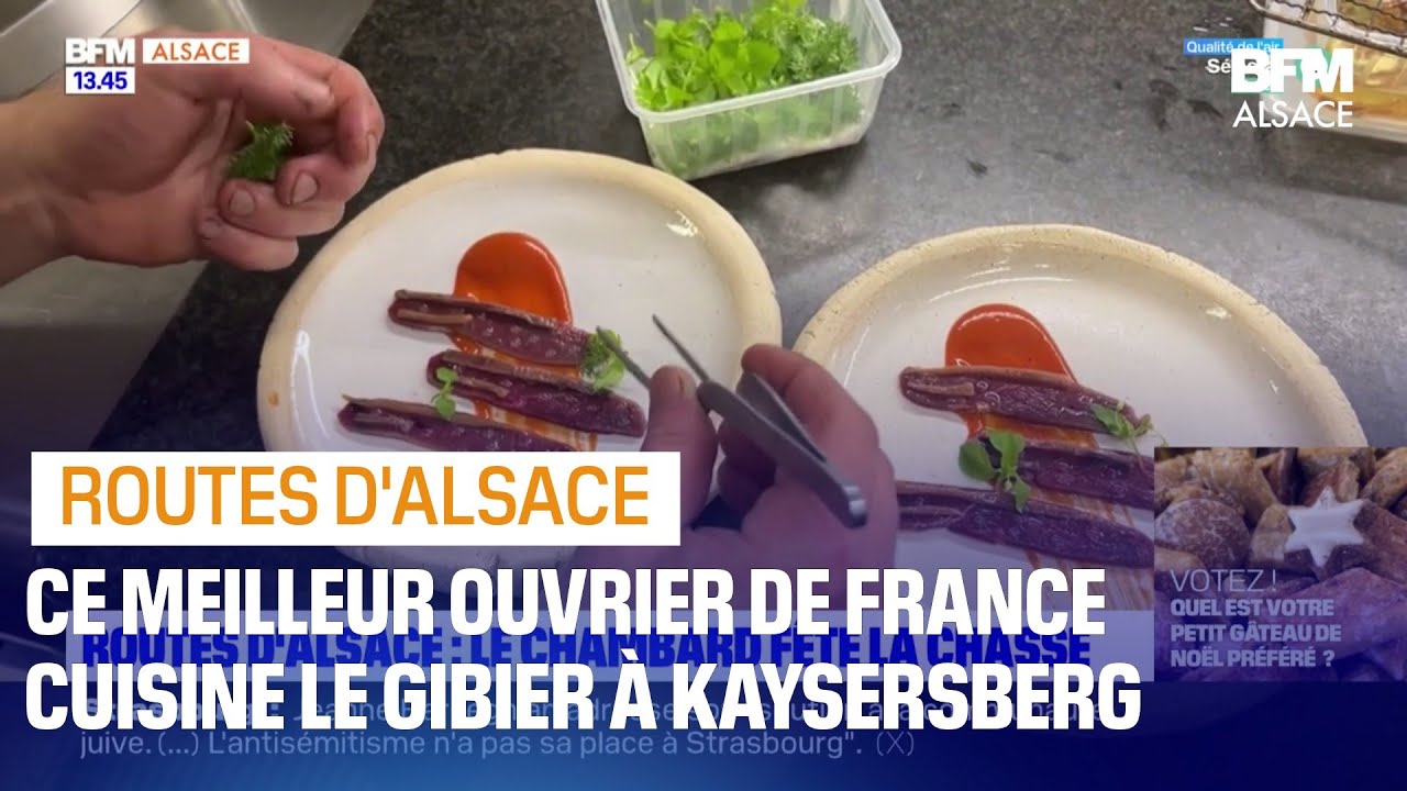 Le chef alsacien Olivier Nasti sublime le gibier au restaurant 