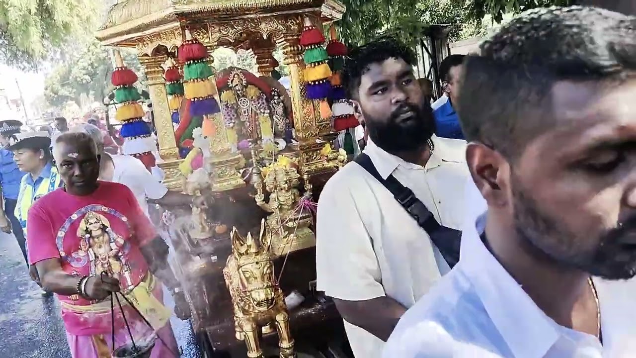 Goodland Thaipusam Cavadee 2026 le début de la procession.