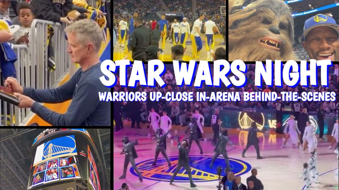#Warriors-Magic in-arena: Steph Curry 3+1, Star Wars Night; Dallas: Klay frustrated; Luka x ball boy