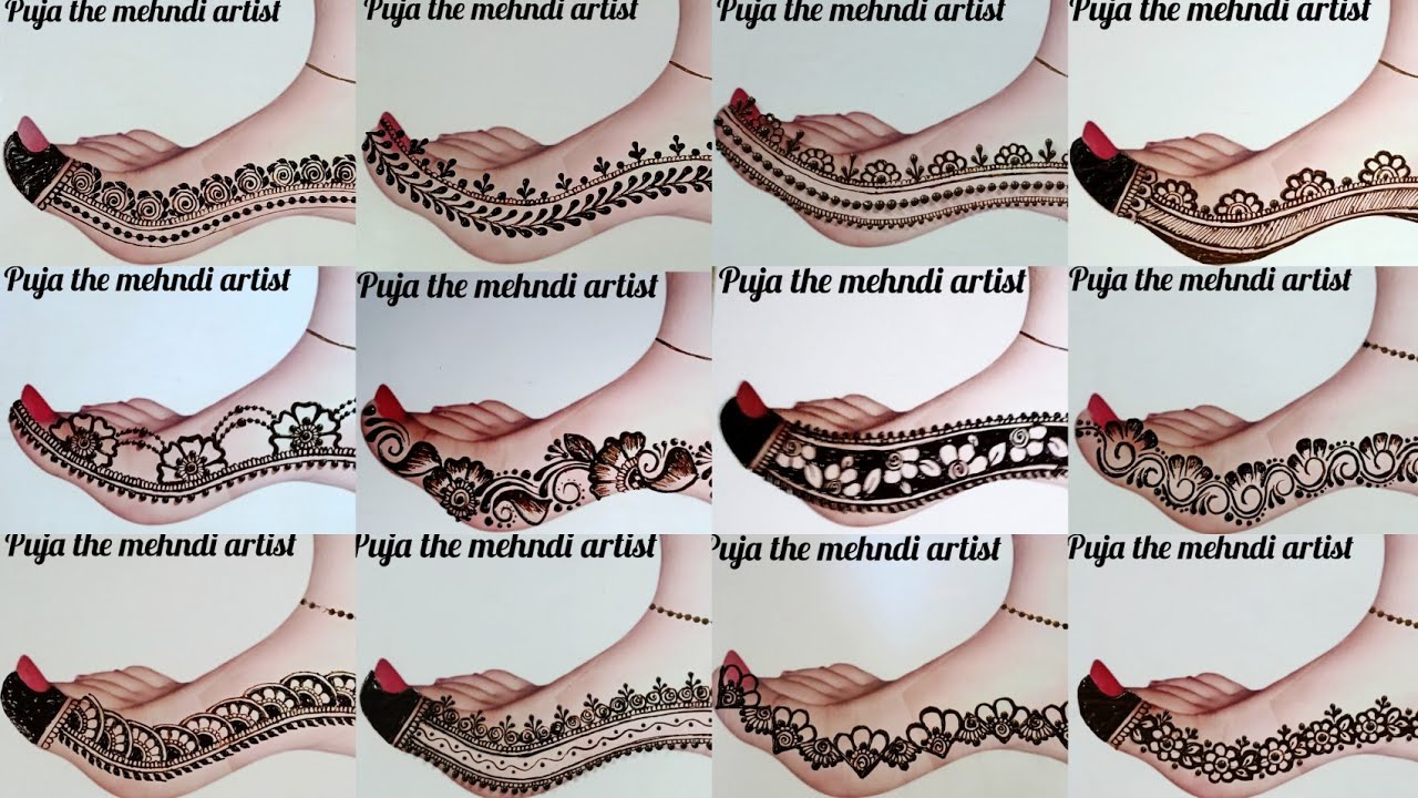 Top 12🔥🔥Pairon Ki Mehandi Ke New Designs/Pairon Ki Mehandi Ke Design/Easy Arabic mehndi designs 2025