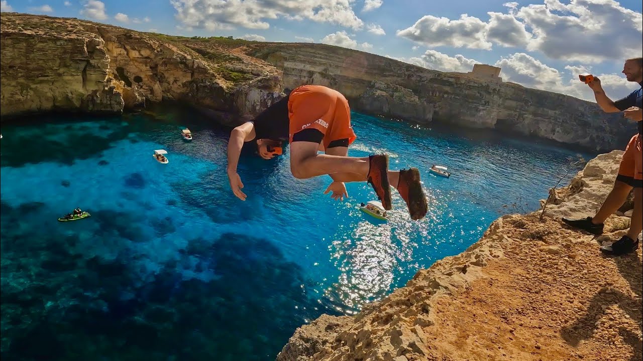 Malta Cliff jumping.
